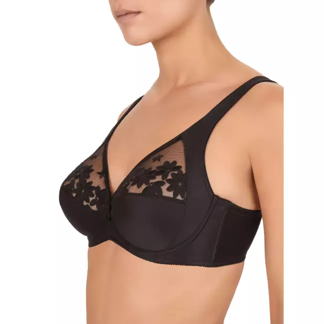 Felina BH-Soft mit Bügel 555 SWISS BRODERIE schwarz